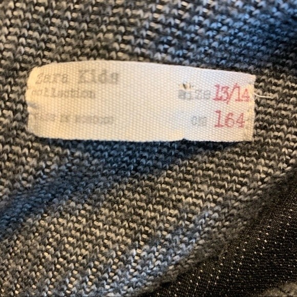 Zara Kids Collection Cinched Gray Knit Dress - Picture 4 of 4